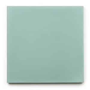 8x8 square 'Celadon' encaustic cement tile , 5/8 inch thick, 5.28 square feet per box (12 tiles in each box)