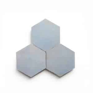 3.5 inch 'Skylight' glazed terra-cotta zellige, 3/8 inch thick, 7.69 square feet per box (100 tiles)