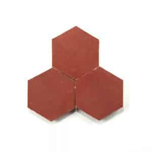 3.5 inch 'Nana's Lipstick' glazed terra-cotta zellige, 3/8 inch thick, 7.69 square feet per box (100 tiles)