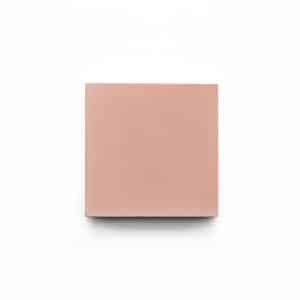 4x4 square 'Bisbee Pink' encaustic cement tile , 5/8 inch thick, 5.28 square feet per box (48 tiles in each box)