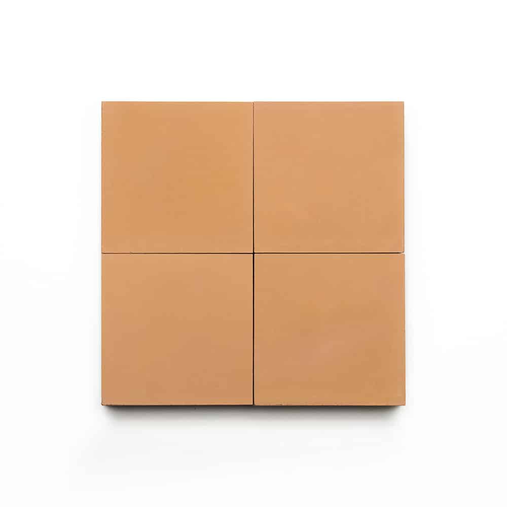 Terra Cotta 4x4 Cement Tile - Solid Color Cement Tile By Zia Tile