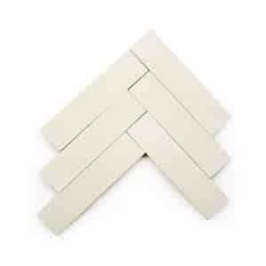 2x8 subway 'Bone' encaustic cement tile , 5/8 inch thick, 5.28 square feet per box (48 tiles in each box)