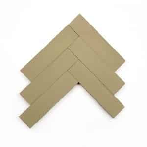 2x8 subway 'Clay' encaustic cement tile , 5/8 inch thick, 5.28 square feet per box (48 tiles in each box)