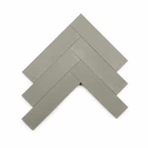 2x8 subway 'Desert Grey' encaustic cement tile , 5/8 inch thick, 5.28 square feet per box (48 tiles in each box)