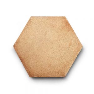 8x9 'Hex' Cotto terracotta tile, 5/8 inch thick, 5.17 square feet per box (12 tiles in each box)