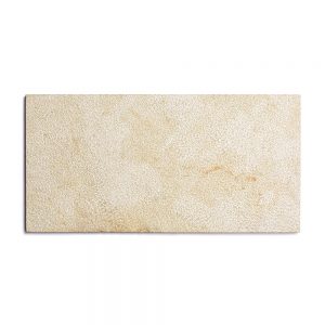 12x24 'Buff' Bush Hammered Limestone tile, 3/4 inch thick, 9.68 square feet per box (5 tiles in each box)