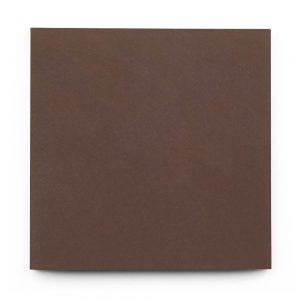 8x8 square 'Coffee' encaustic cement tile , 5/8 inch thick, 5.28 square feet per box (12 tiles in each box)